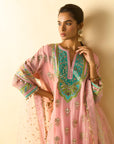 Zarnish Farshi Set - Soft Pink