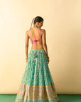 Mannat Lehenga Set - Aqua