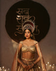 Zard Sitara Lehenga