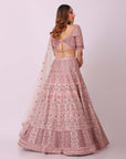 Pink Bridal Lehenga Set