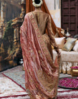 Kanthi Anarkali and Radha Krishna Dupatta Set