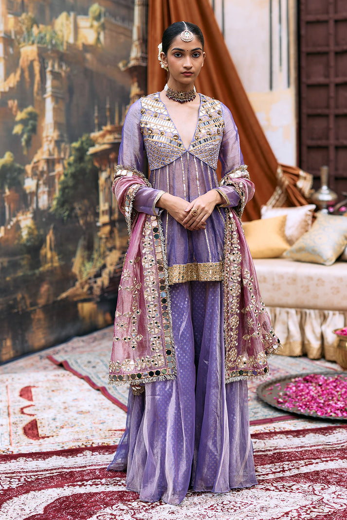 Jamunee Arzoo Peplum Sharara Set