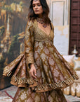 Shriphal Peplum Sharara Set