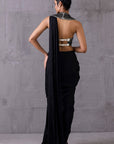 Jewel Neck Saree