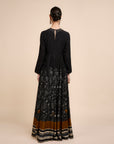 Noir - Ochre Anarkali