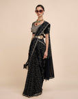 Noir - Ivory Saree Set