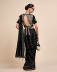 Noir - Ivory Saree Set