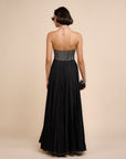 Noir Corset Maxi Dress