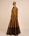 Earthy Mustard Skirt Set