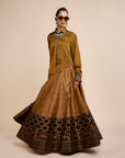 Earthy Mustard Skirt Set