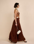 Rust Orange Sharara Set