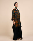 Mocha Brown - Teal Tunic