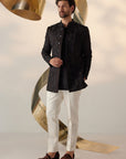 Parsian Night Long Bandhgala Set
