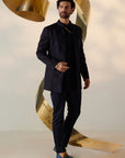 Celestial Long Bandhgala Set