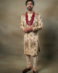 Frosted Almond Sherwani