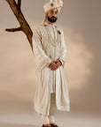 Albino white Sherwani set