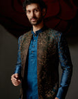 Teal & Brown Short Jacket