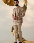 Sand Grey Short Jacket