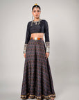 Art Deco Series Printed Sharara Set I - Ready to Ship