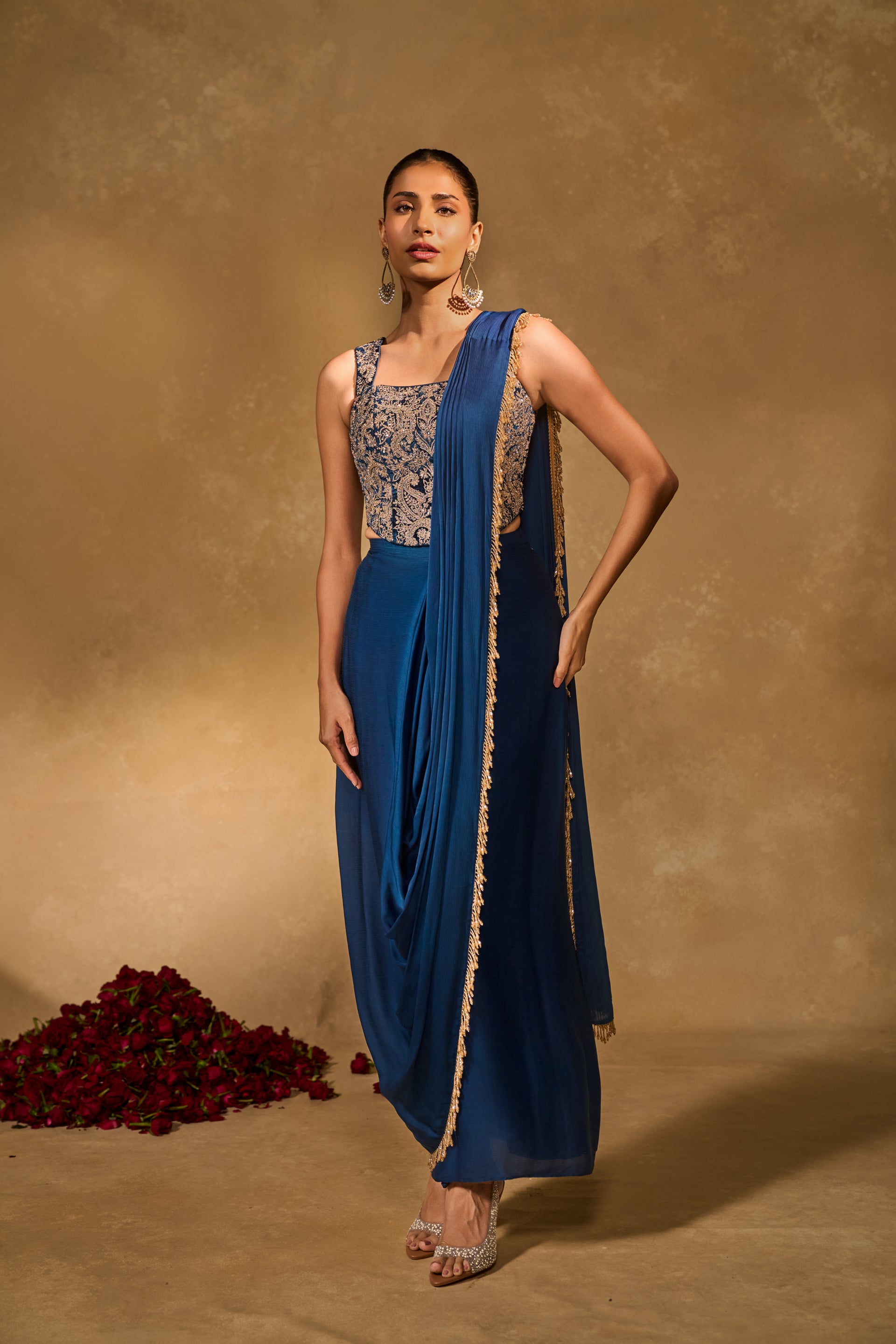 Lekha Slit Saree