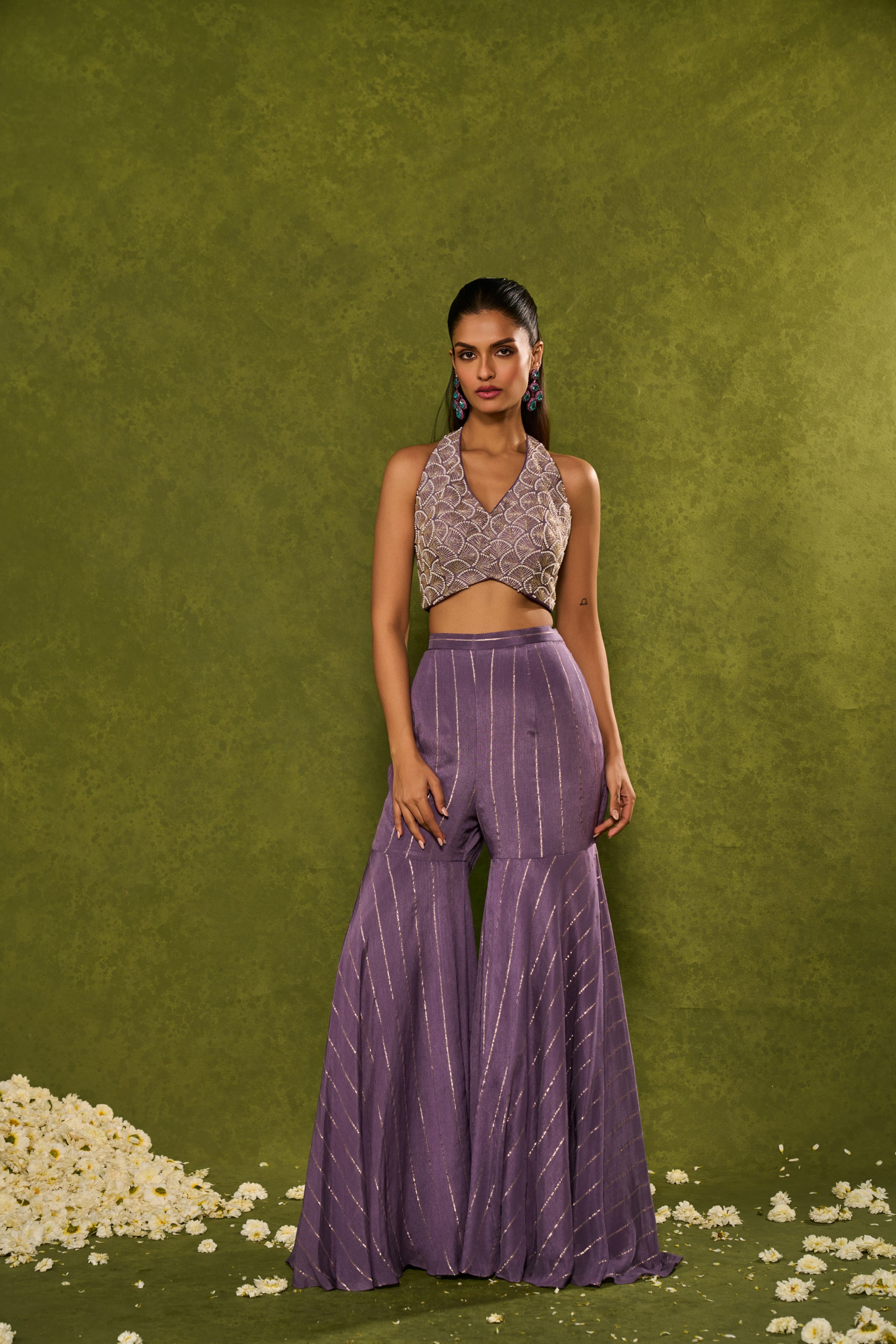 Hunar Drape Dupatta With Pants