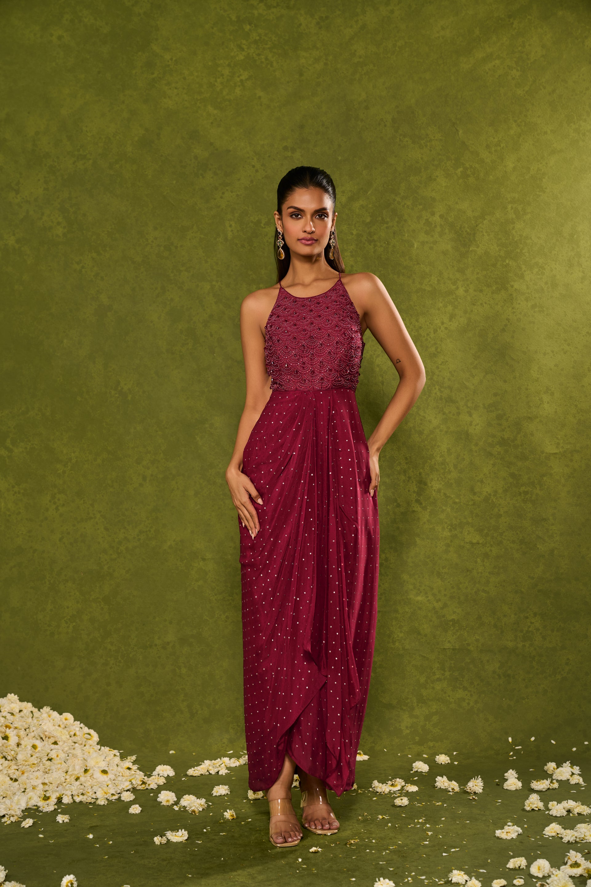 Jasmine Cowl Dress