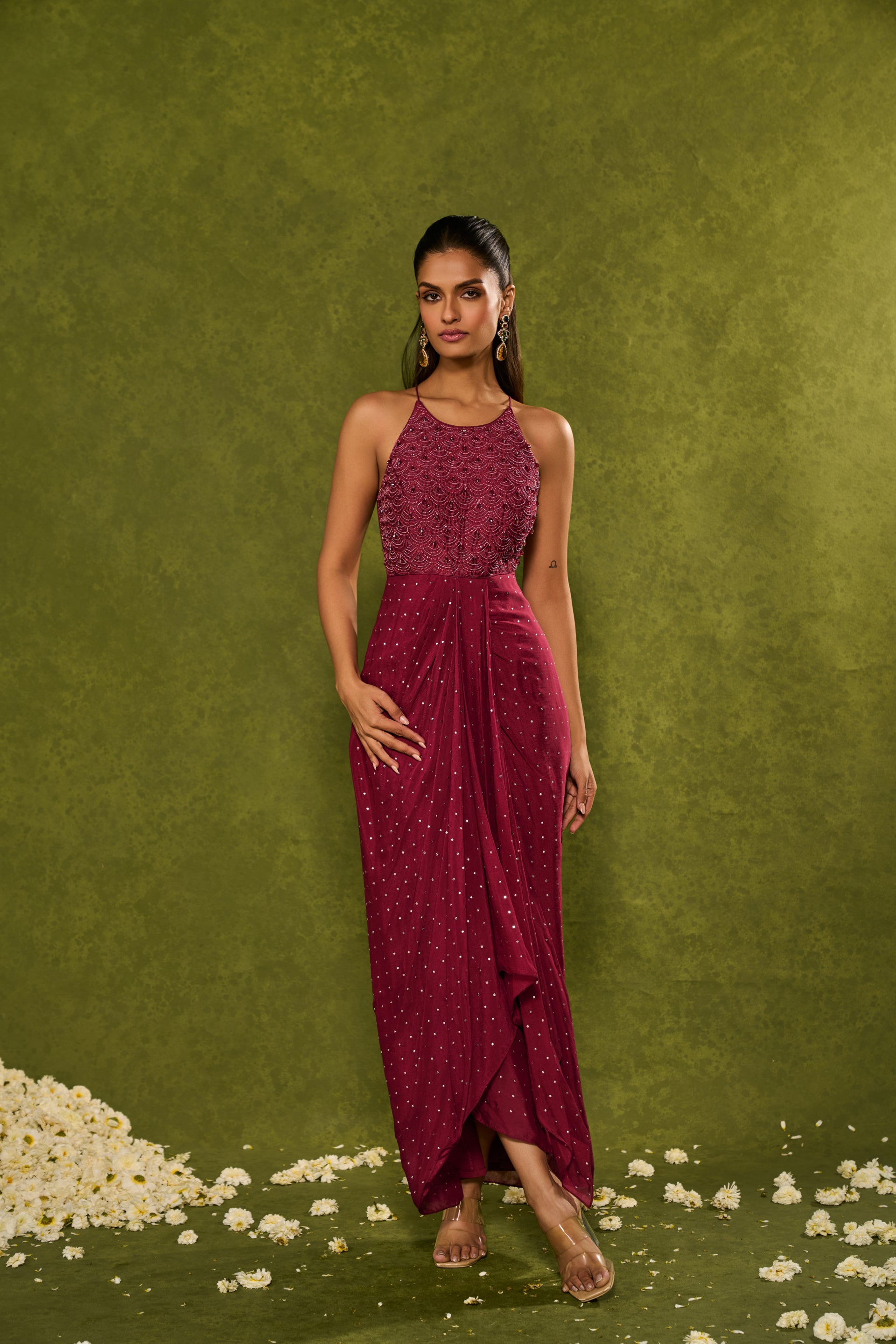 Jasmine Cowl Dress