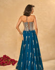 Amal Lehenga In Blue