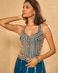 Amal Lehenga In Blue