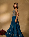 Amal Lehenga In Blue