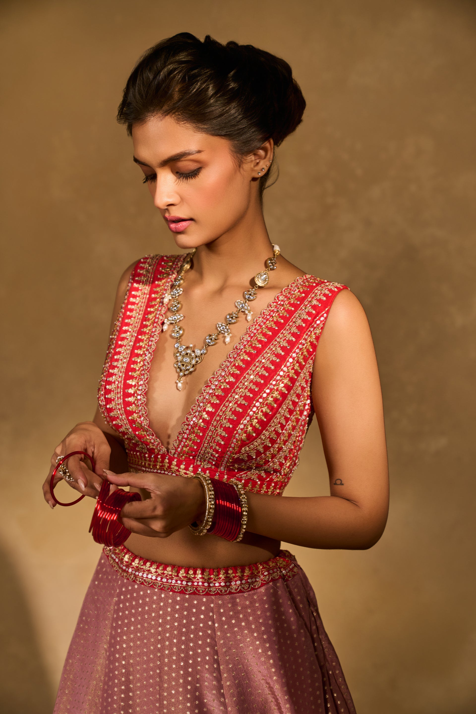 Mina Daman Lehenga