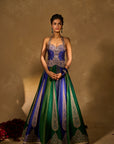 Blue Naina Lehenga