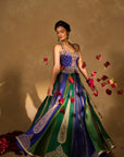 Blue Naina Lehenga