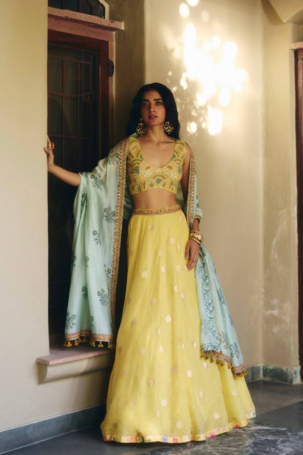 Love Is A Garden Lehenga