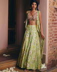 Blossom Cape Sharara Set