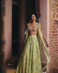 Blossom Cape Sharara Set