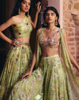 Blossom Cape Sharara Set