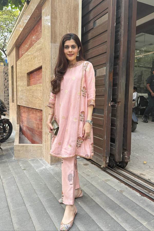 Pink Marodi Kurta Set