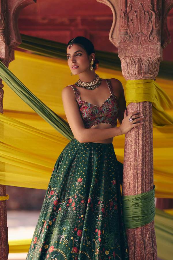 Jade Lehenga
