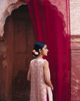 Bandhani Cape Set