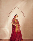 Red Patola Lehenga