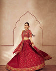 Red Patola Lehenga