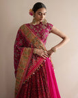 Pink Heritage Patola lehenga