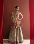 Mint Patola Bandhani Lehenga