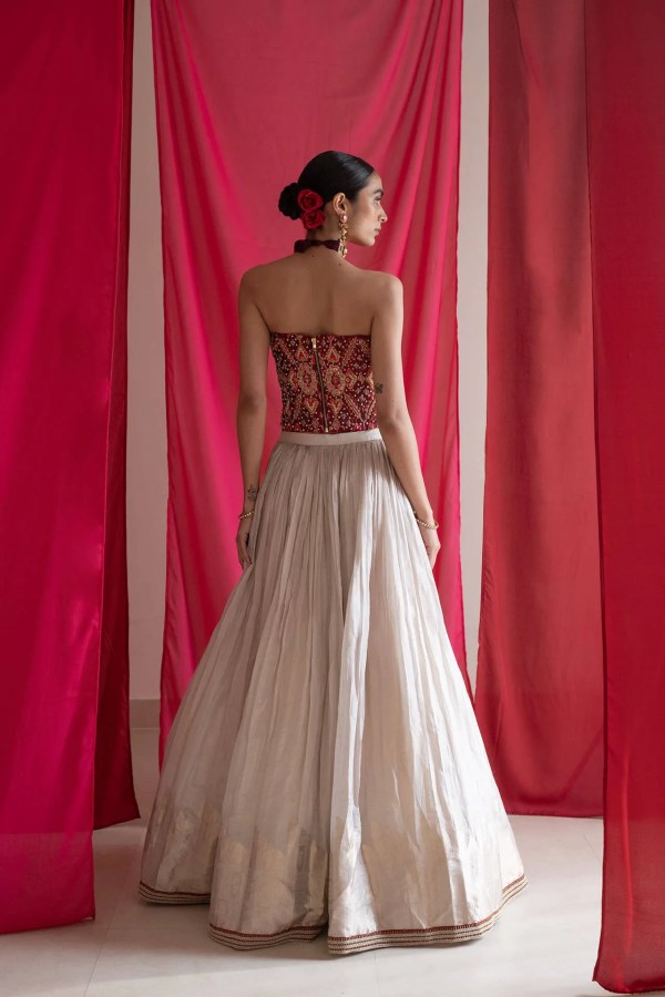Patola Corset Lehenga