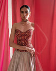 Patola Corset Lehenga