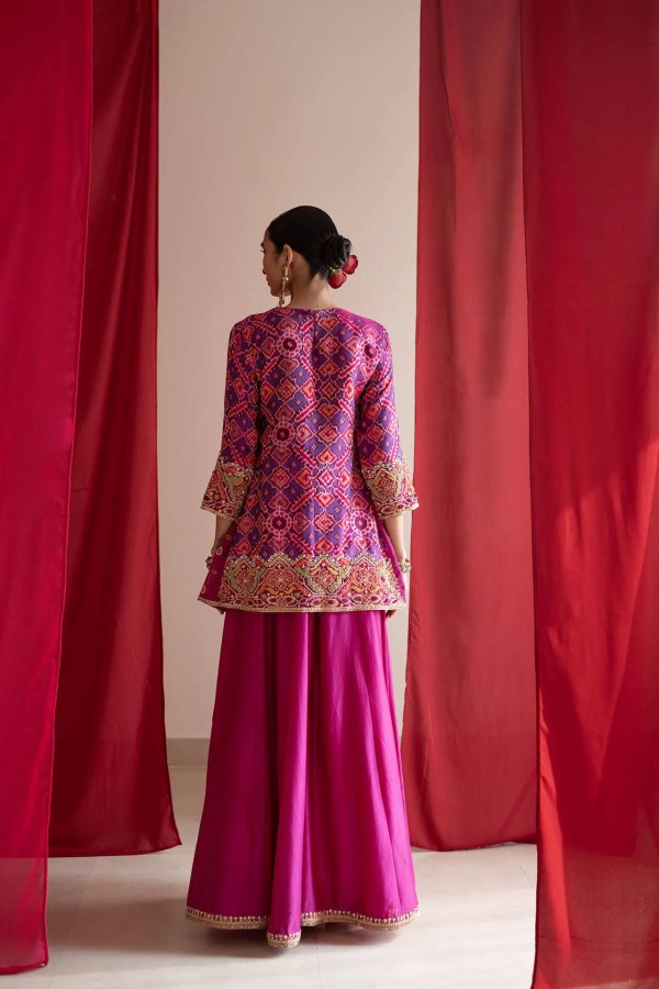Purple Patola Kurta