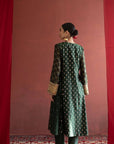 Emerald Green Patola Kurta