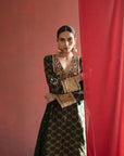 Emerald Green Patola Kurta