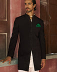 Neroir Nawabi Achkan with Churidaar